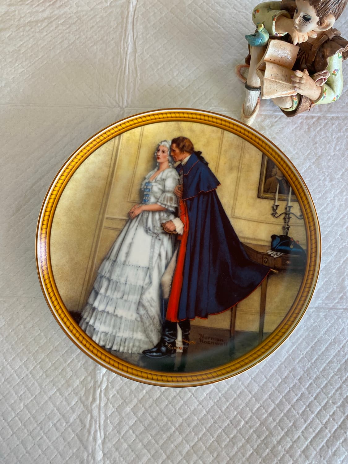 노먼록웰 장식 접시 결혼기념 상품이미지1