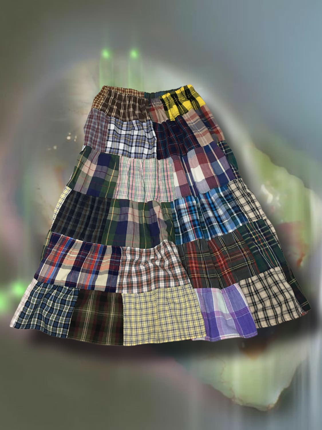 vintage pattern skirt 상품이미지1