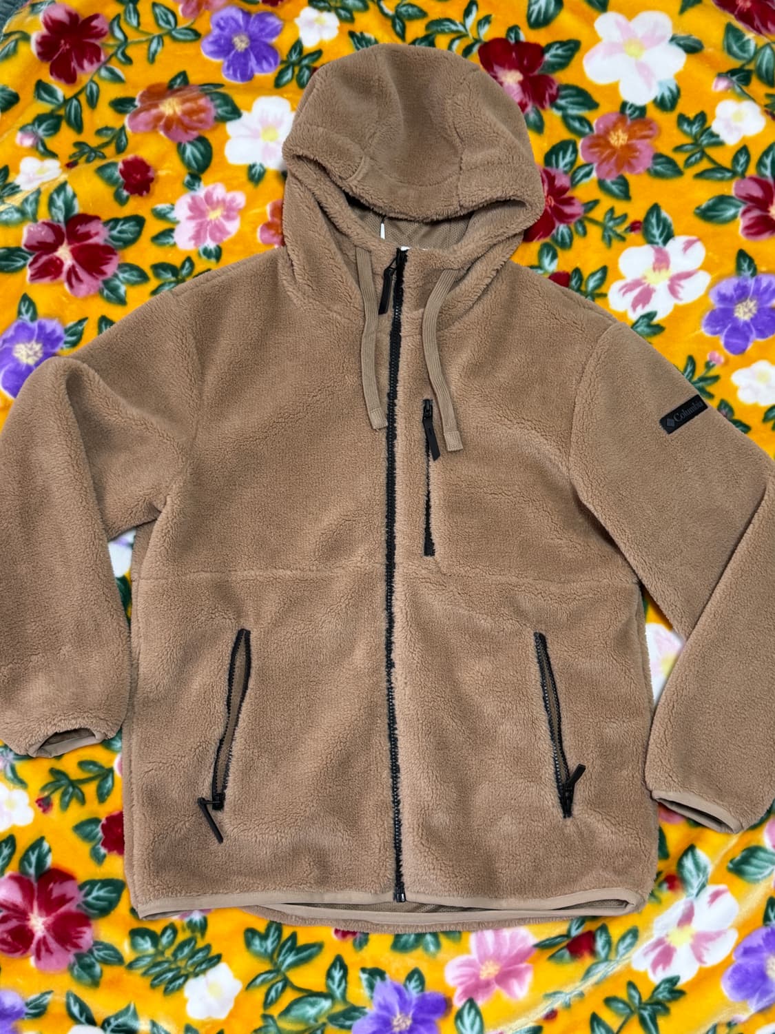 콜롬비아 양털 후드집업 남성 S (90) 베이지 상품이미지1