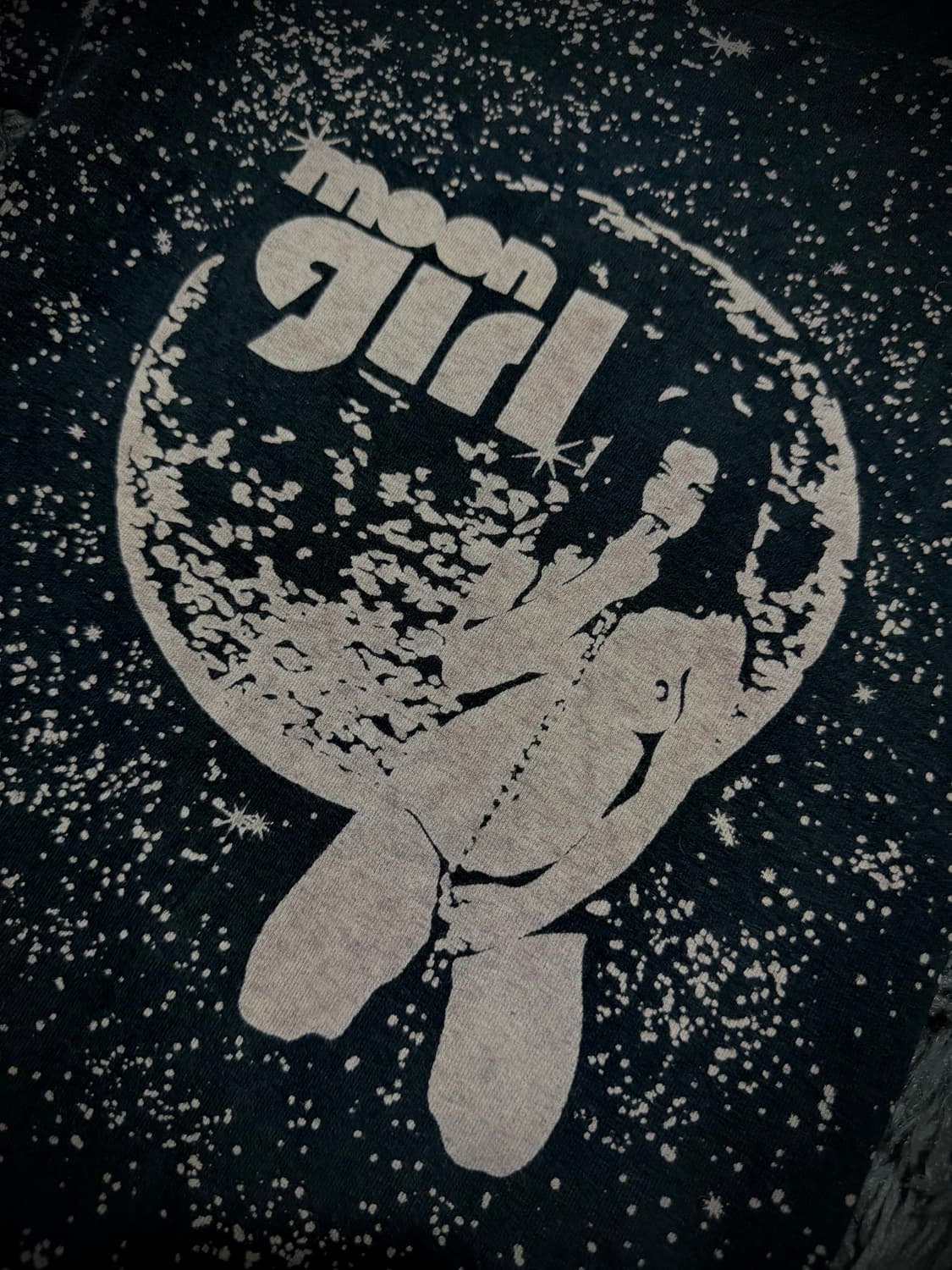 HYSTERIC GLAMOUR 90’s 걸프린팅 우주 패턴 반팔티 상품이미지5