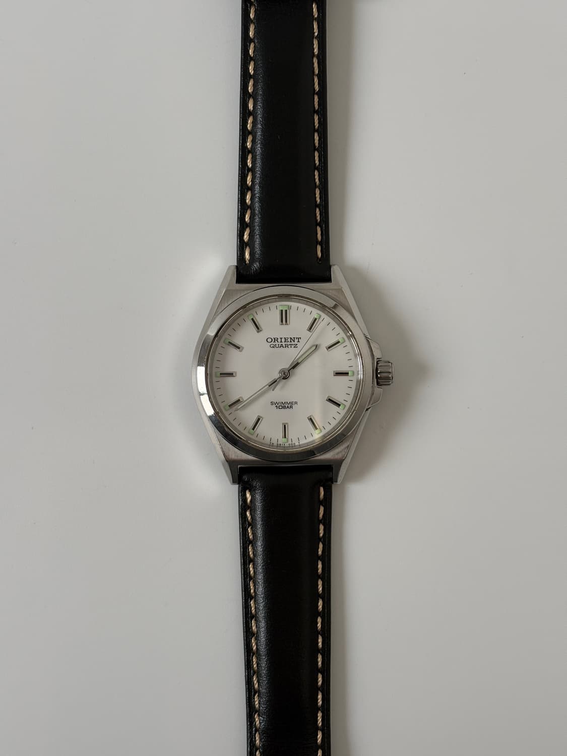1990s Swimmer White Dial Silver Quartz 상품이미지3