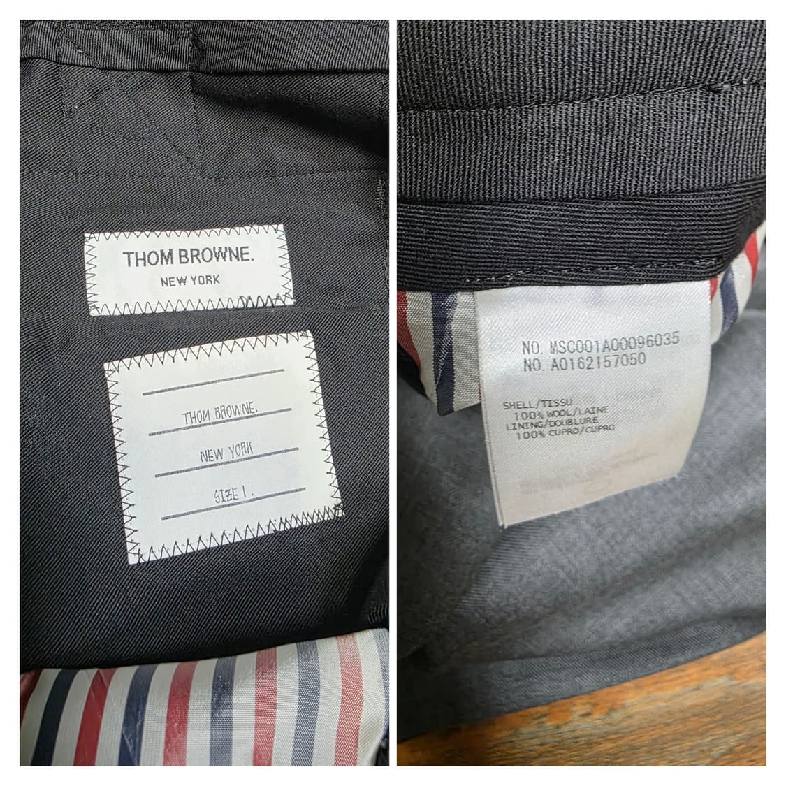(새상품) 톰브라운 콤비 세트 / 자켓 2 팬츠 1 상품이미지10