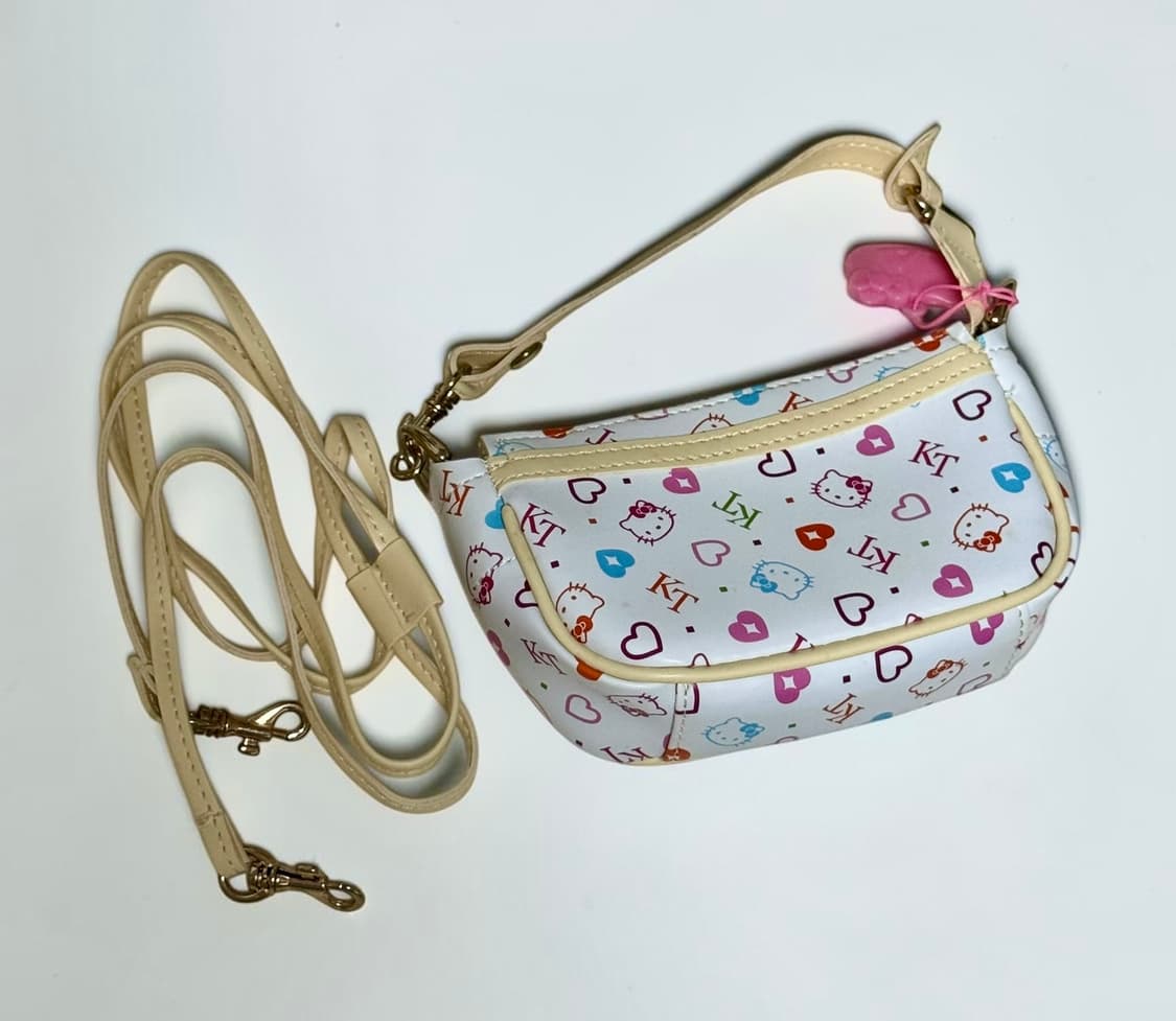 [2003] 고전 헬로키티 3way 미니 파우치백 (백꾸/마이크로백) 상품이미지1