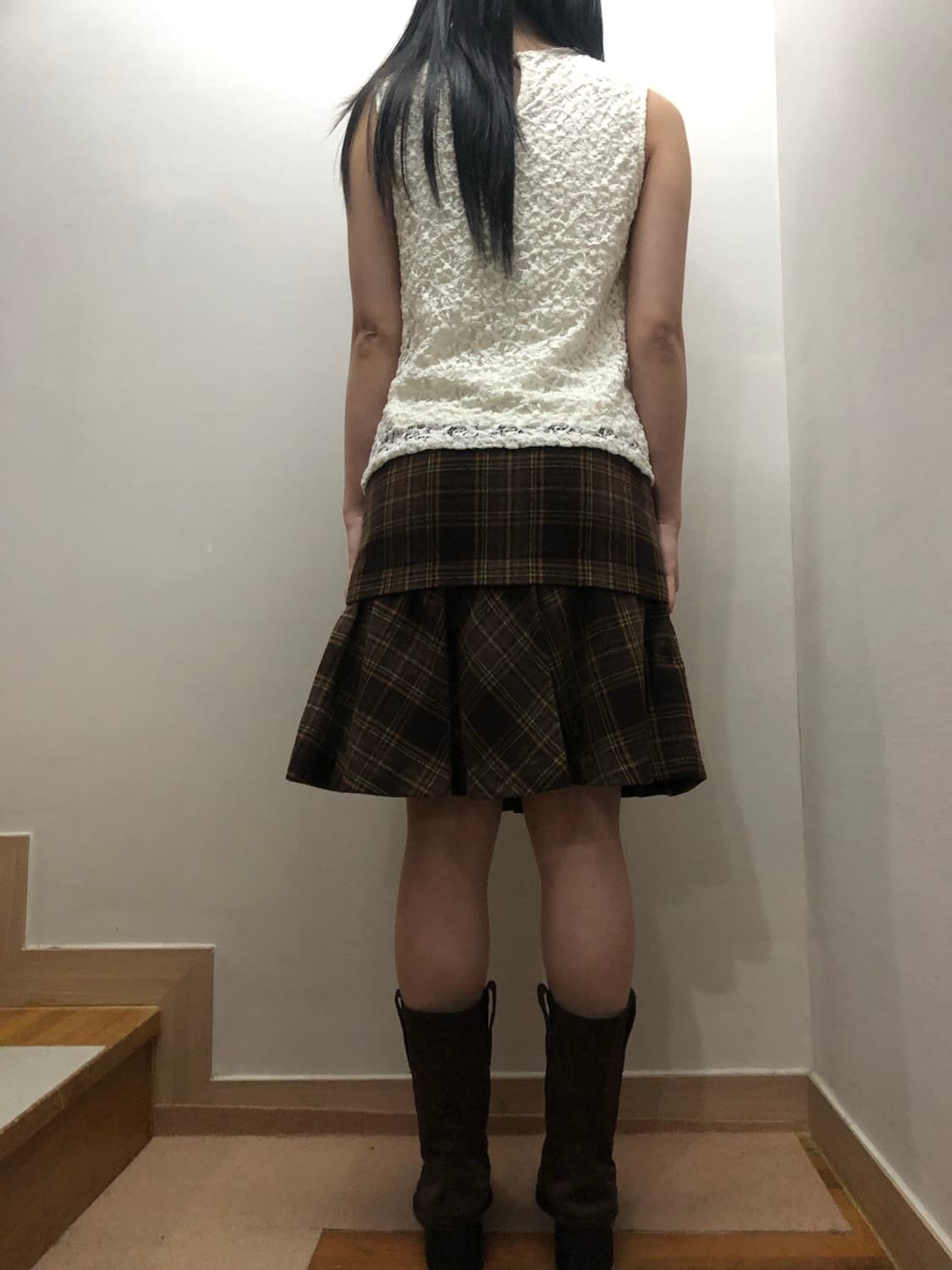 빈티지 화이트 레이스 슬리브리스 상품이미지6