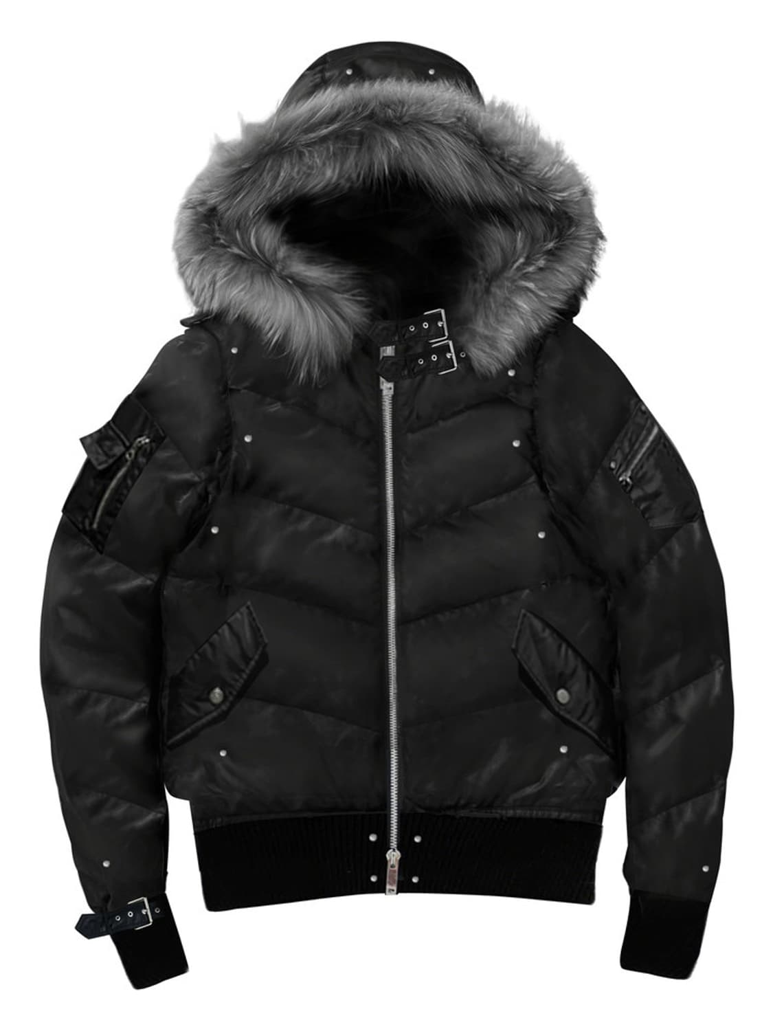 비엑세스 BACCESS PAIKI FAUX FUR PUFFER 재킷 상품이미지1