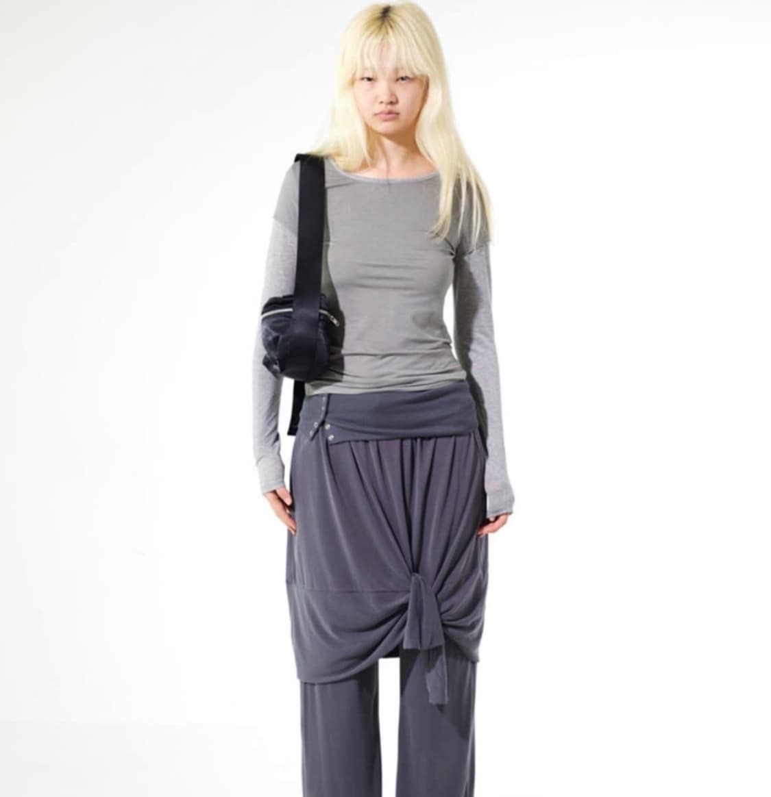 아마베 드레이프 스커트 상품이미지1