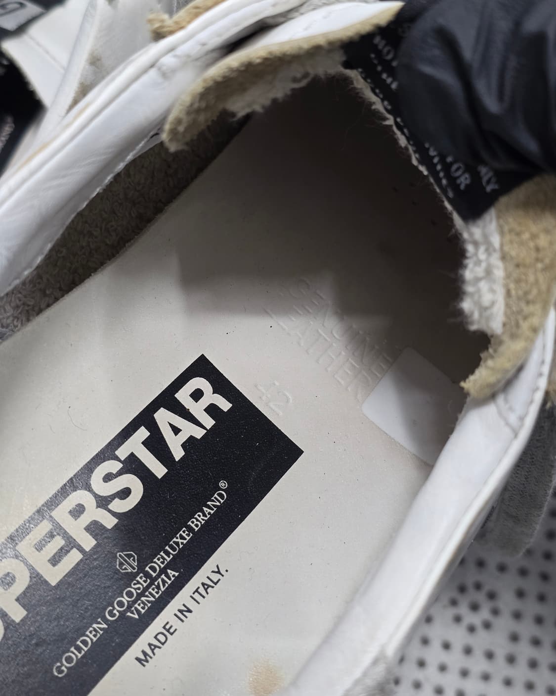 골든구스 슈퍼스타 실버탭 비브람솔 스니커즈 42 상품이미지5