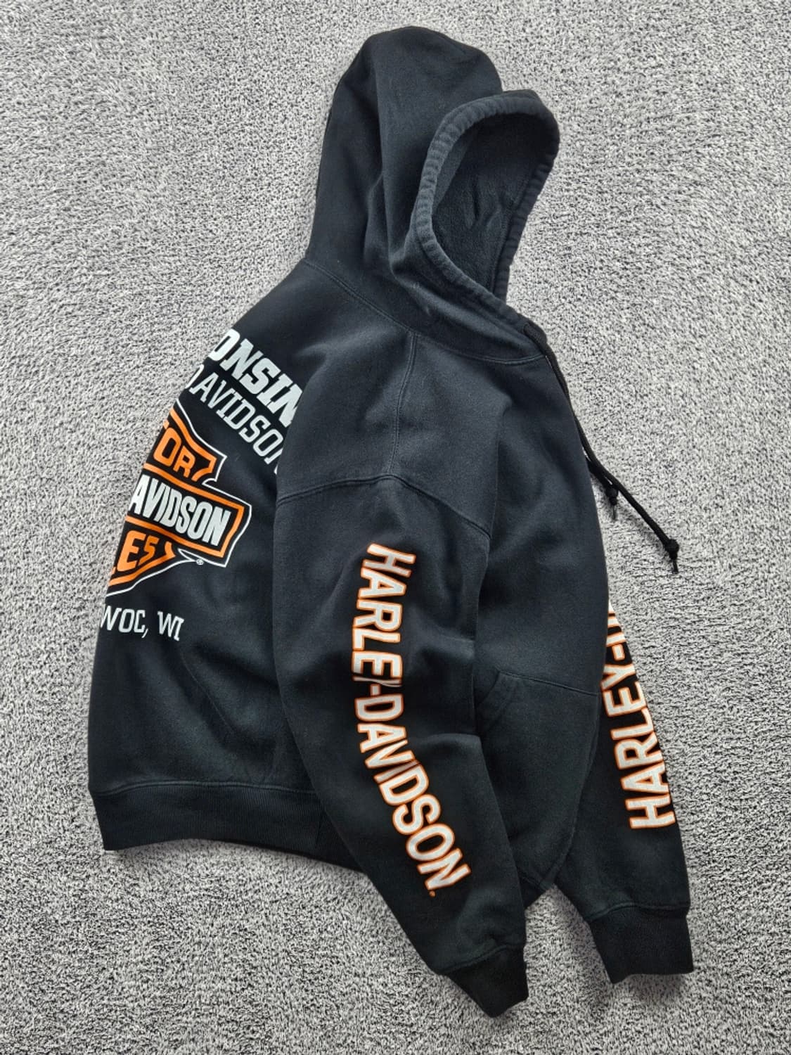 할리데이비슨 위스콘신 오코노왁 후드 집업 ( M ) / 10932 상품이미지5