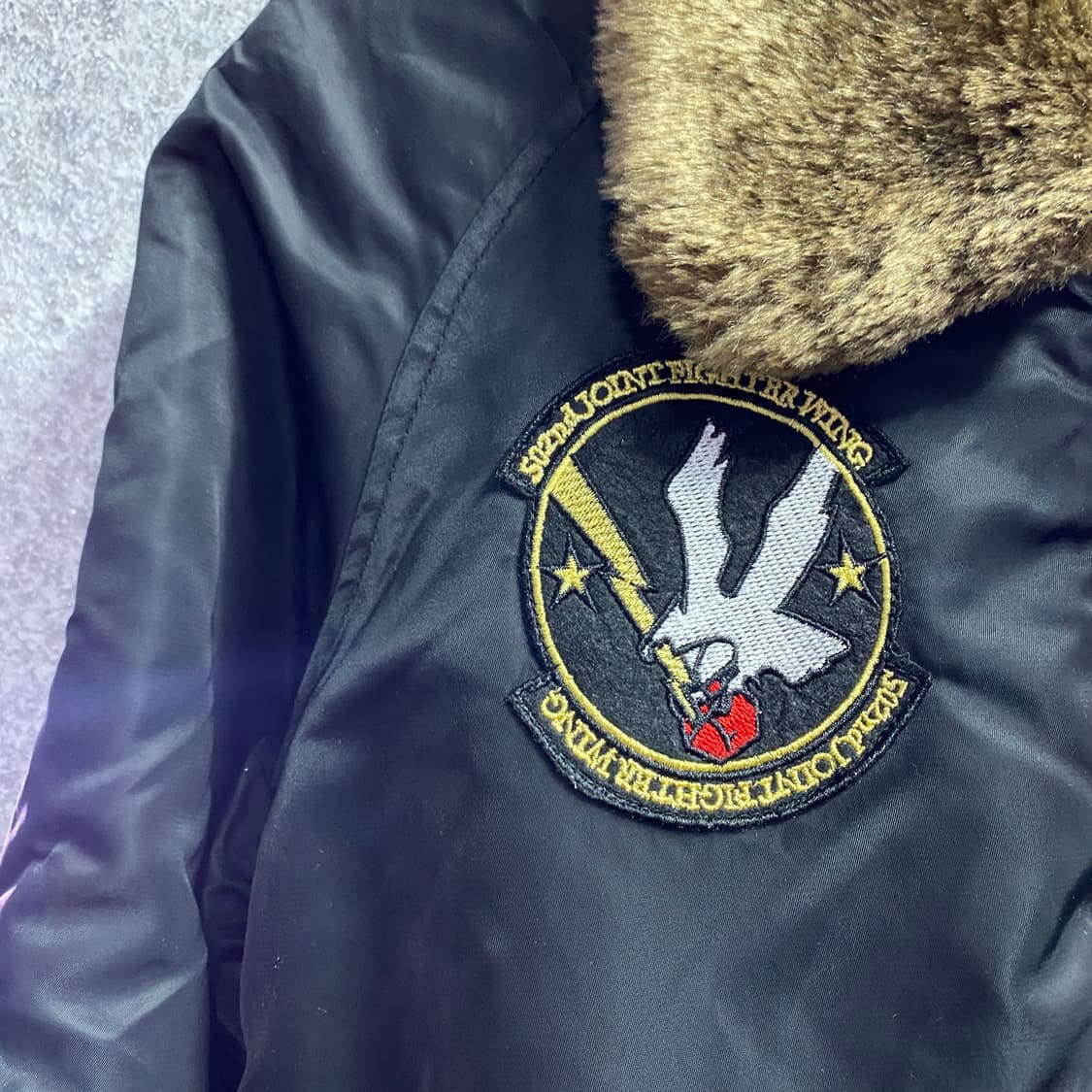 알파인더스트리 55주년 B-15 항공점퍼 자켓 B4074  상품이미지3