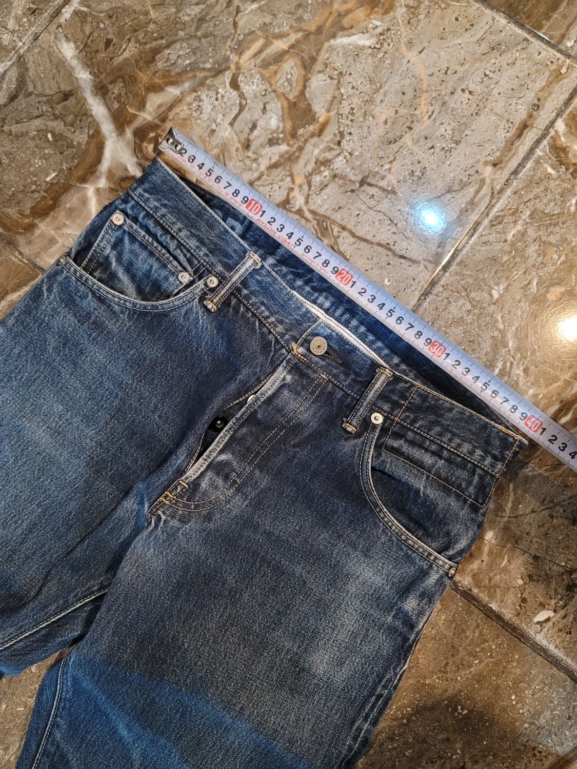 비즈빔 셀비지 워싱 데님팬츠  상품이미지6