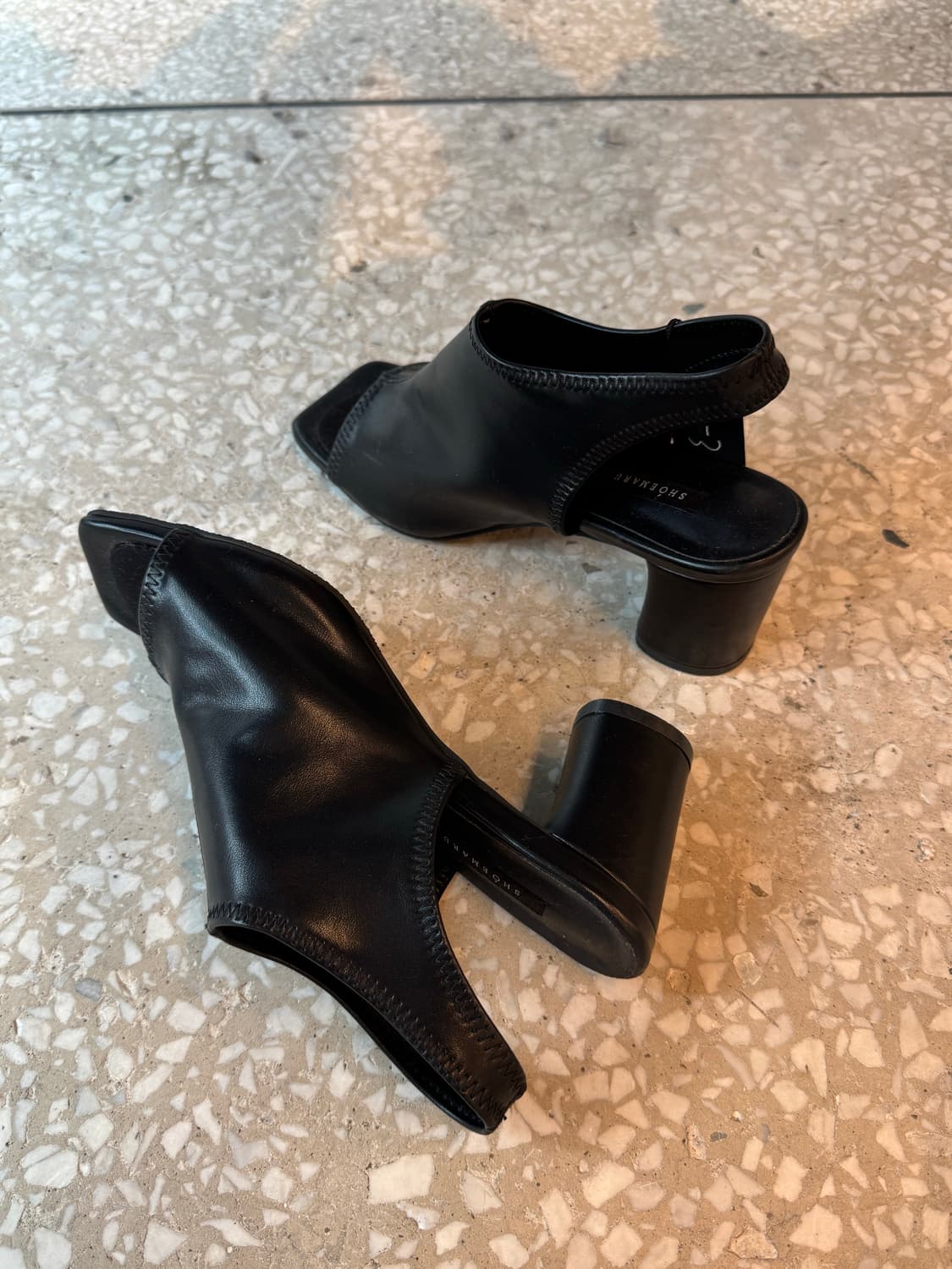 SHOEMARU black square sandals 상품이미지6