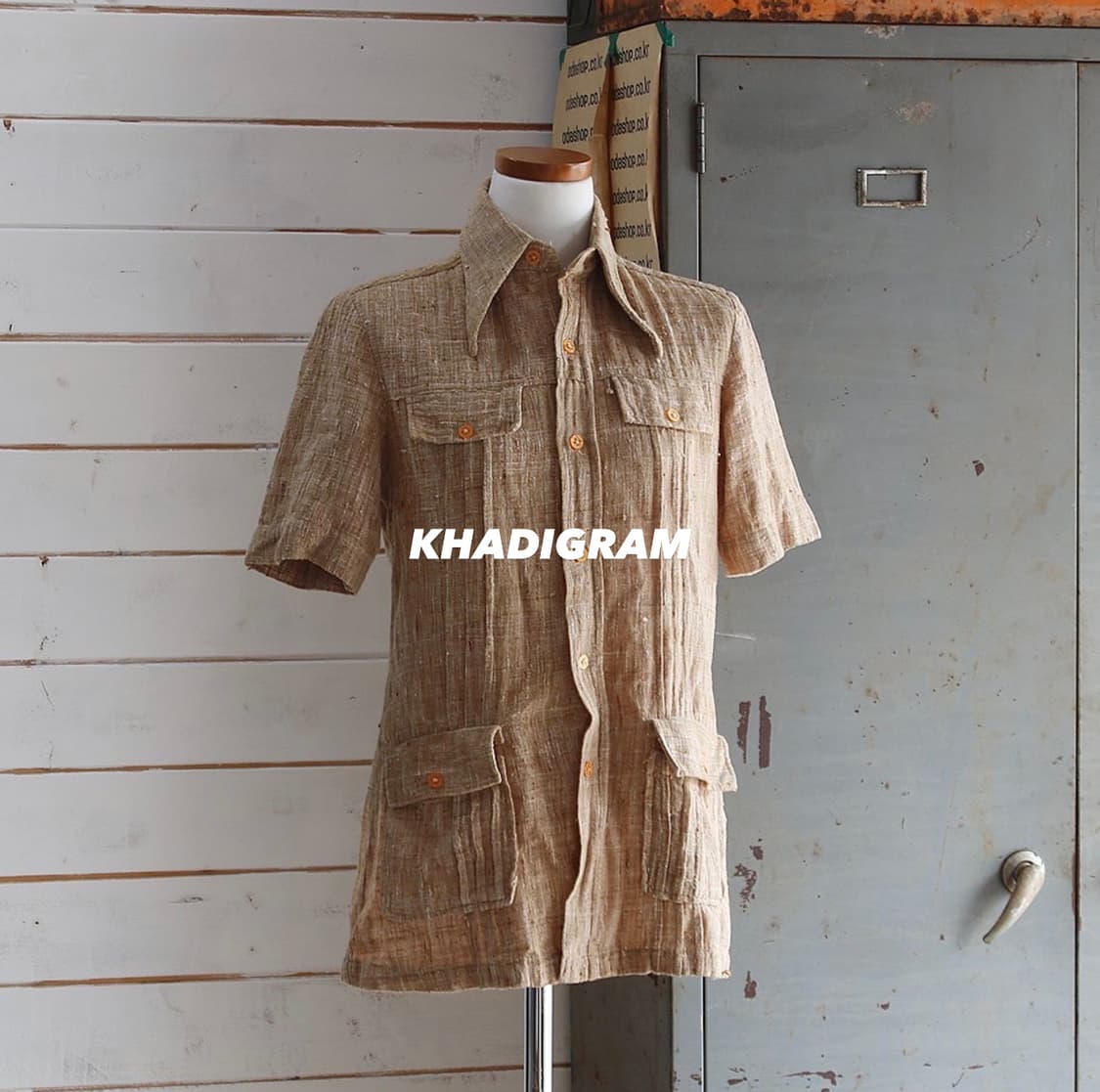 KHADIGRAM 린넨 반팔 자켓 (여성용 32) 상품이미지1