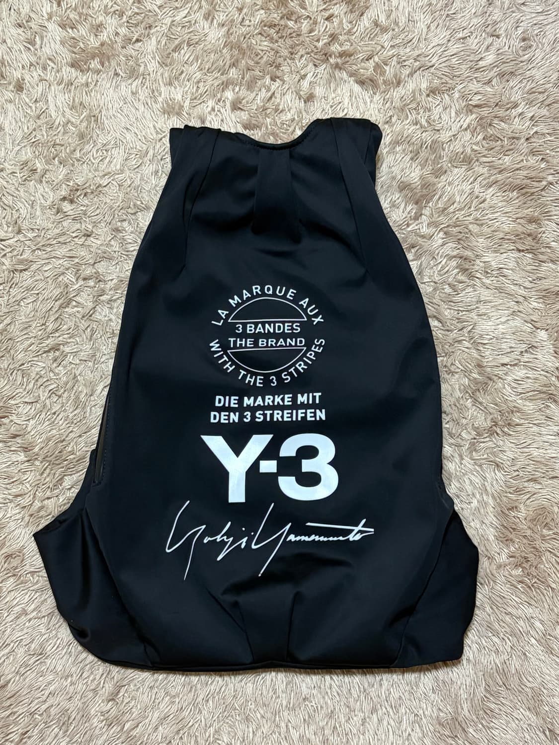 Y-3 로고 프린트 네오프렌 백팩  상품이미지2