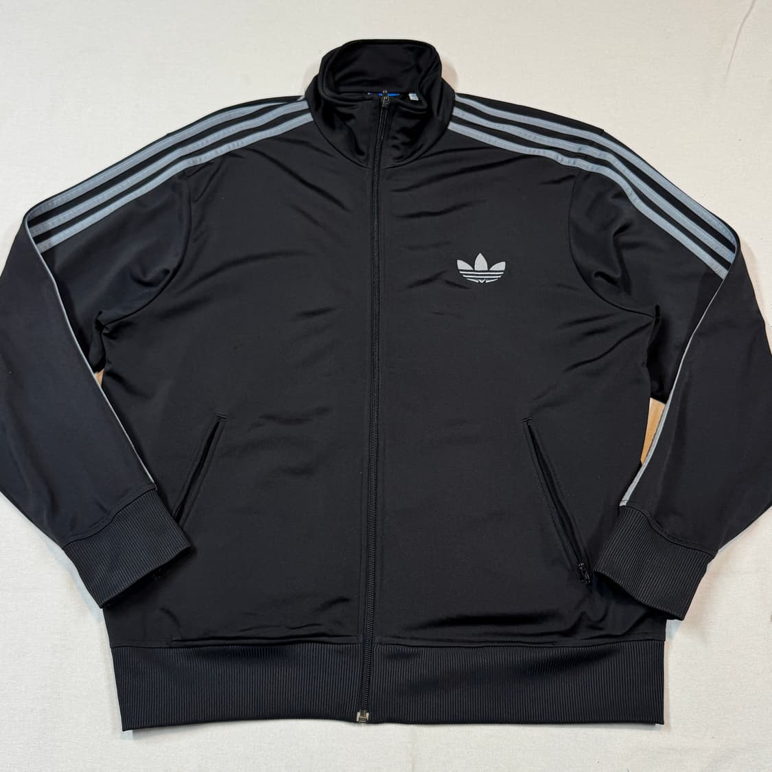 XL) 아디다스 파이어버드 져지 트랙탑 집업 블랙 그레이 W18 상품이미지2