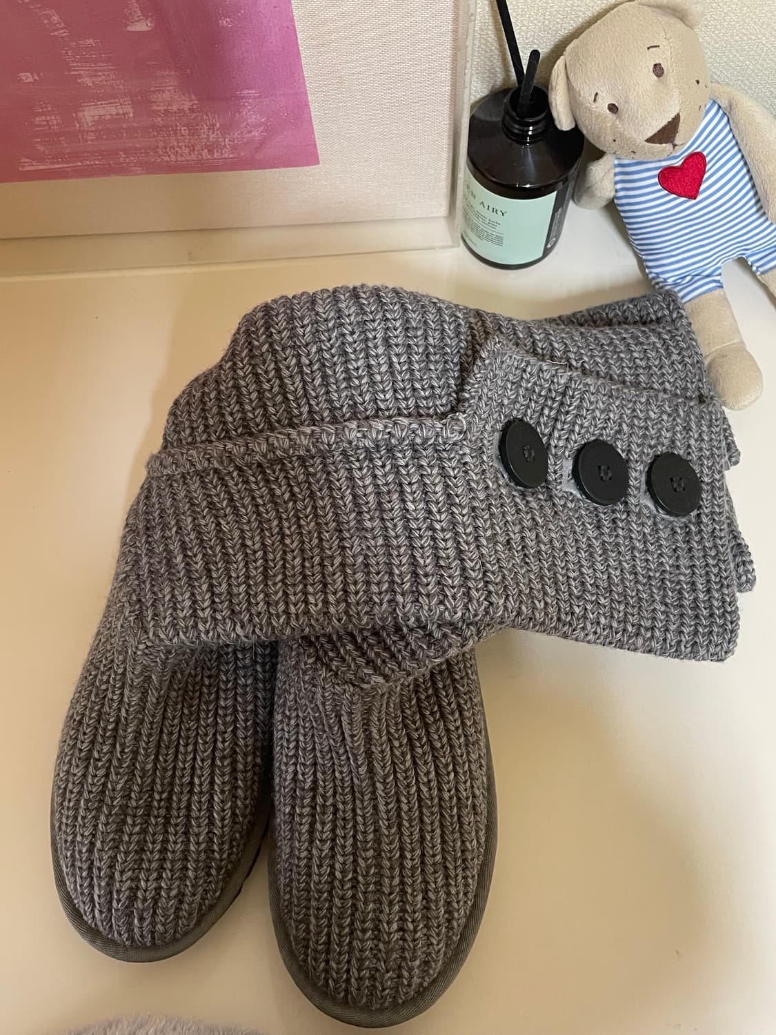 카디 니트 어그 부츠 그레이 230 상품이미지6