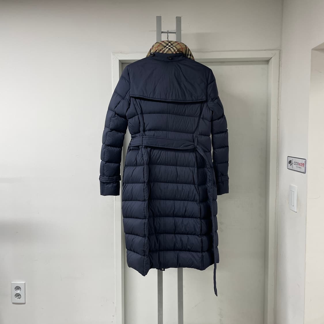 버버리 롱 패딩 네이비 S(W) 상품이미지7