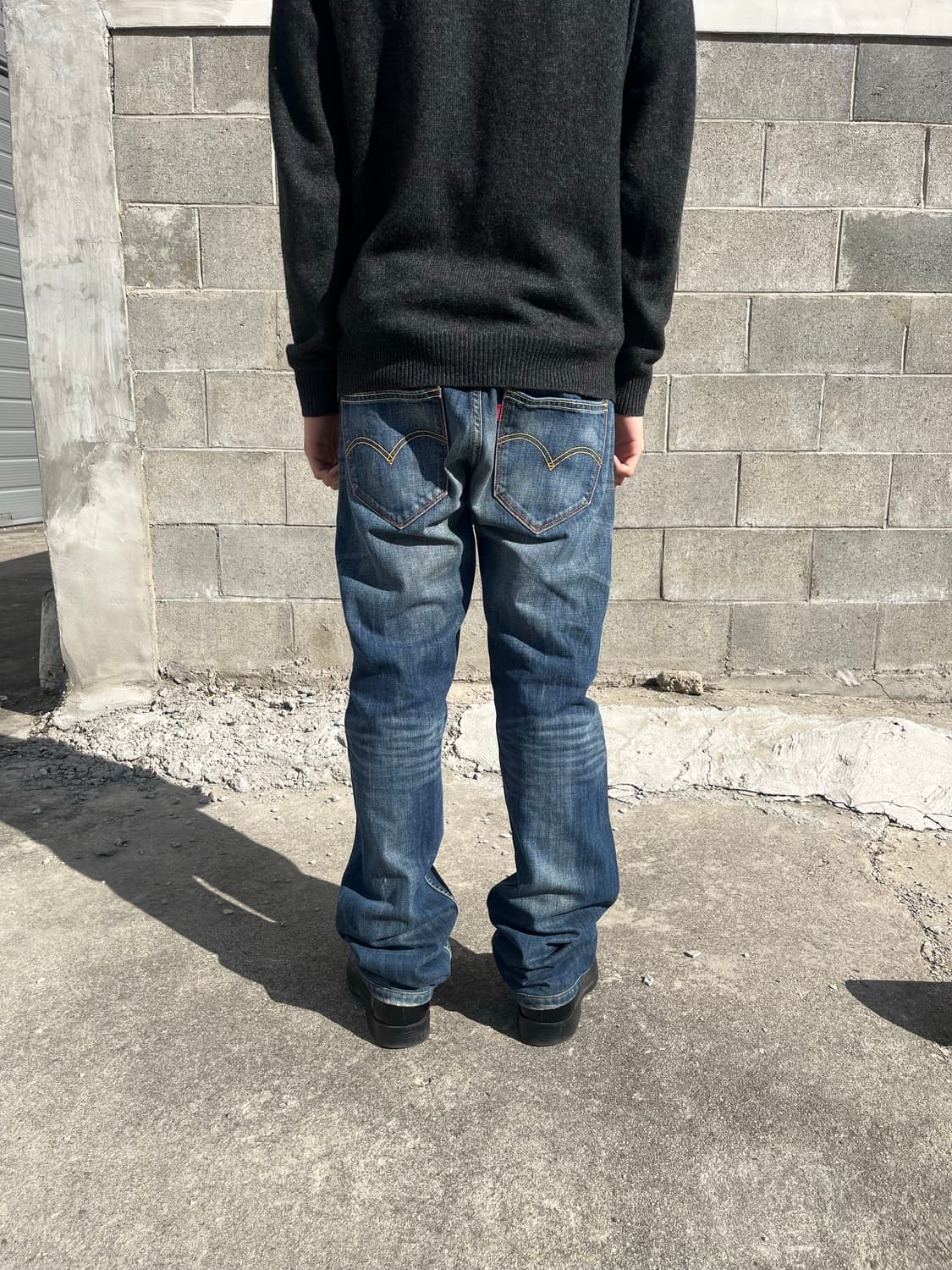 Levi's 504 진청 데님 팬츠 상품이미지1