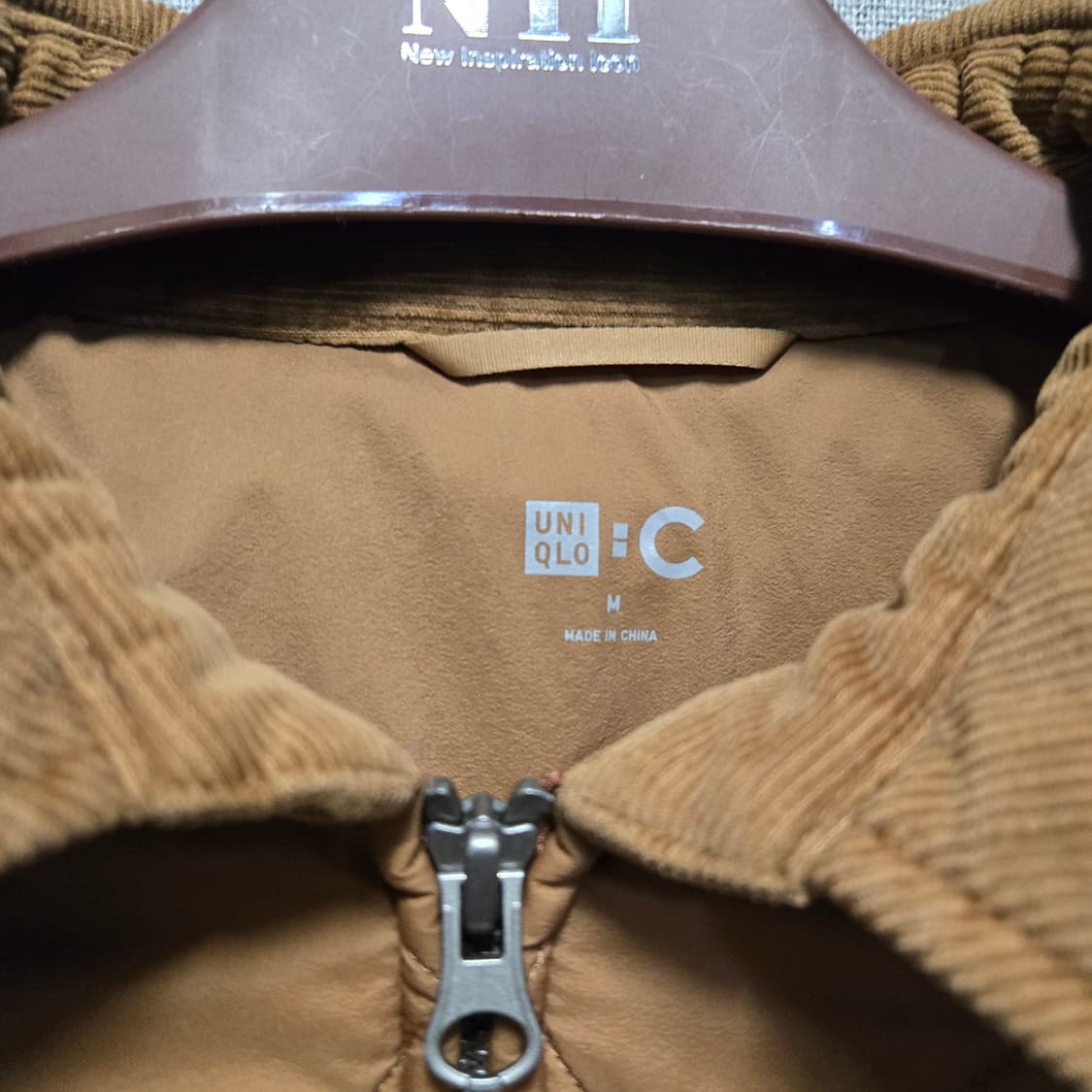 유니클로 C  퀼팅 자켓 브라운  상품이미지5