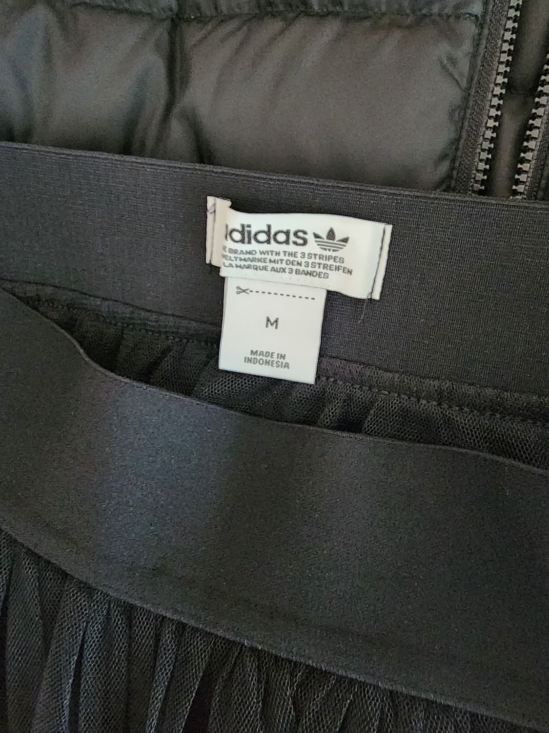 아디다스 3선 튤 스커트 블랙 상품이미지4