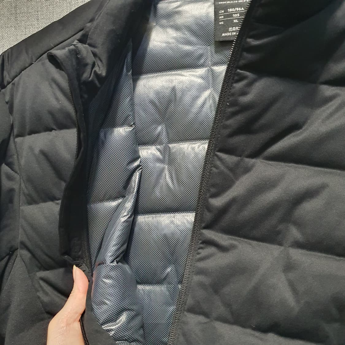 스케쳐스 남성 네오 튜브 하이브리드 구스다운 패딩  상품이미지4