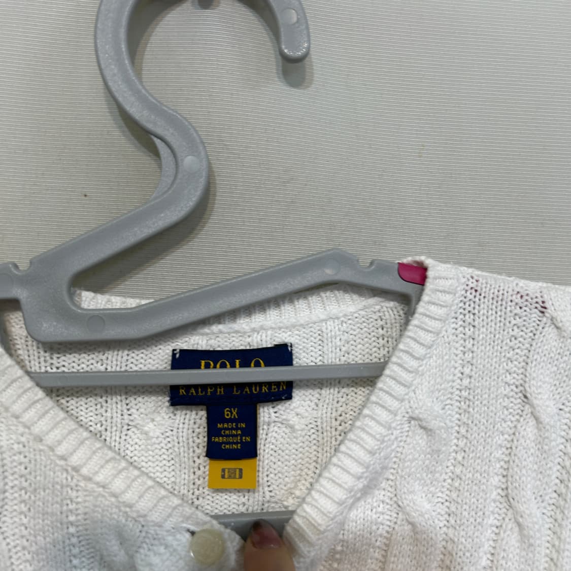 폴로 랄프로렌 키즈 가디건 6X 신형 상품이미지2