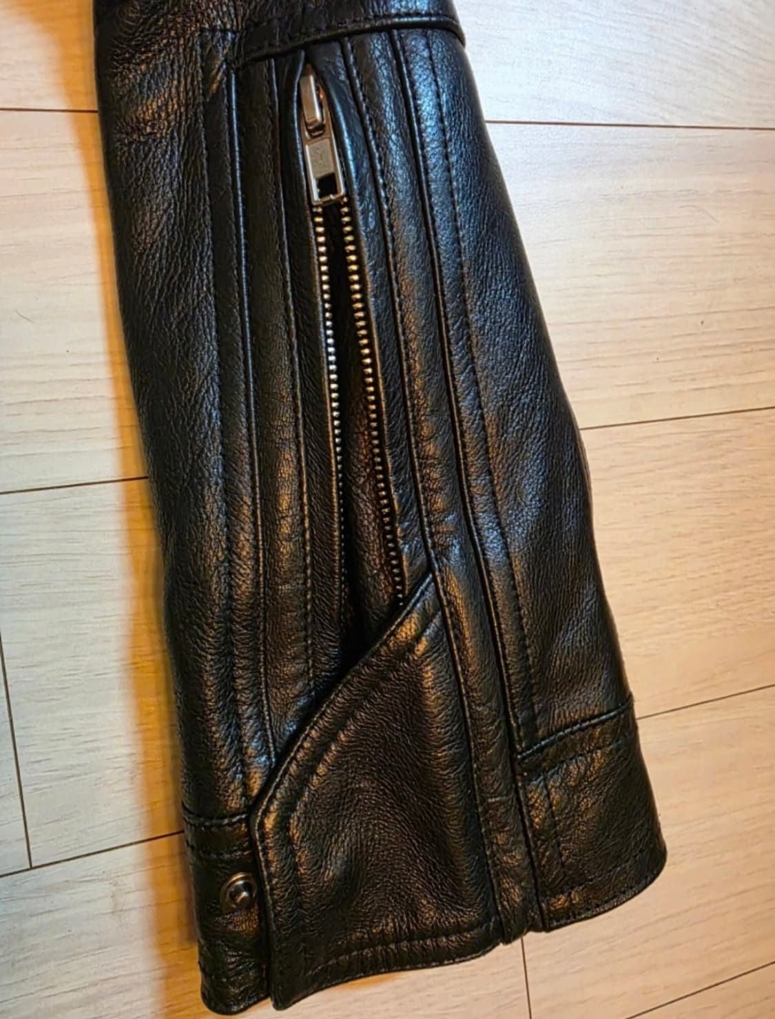 14SS 릭 오웬스 라이더 가죽 자켓 48 사이즈 상품이미지3