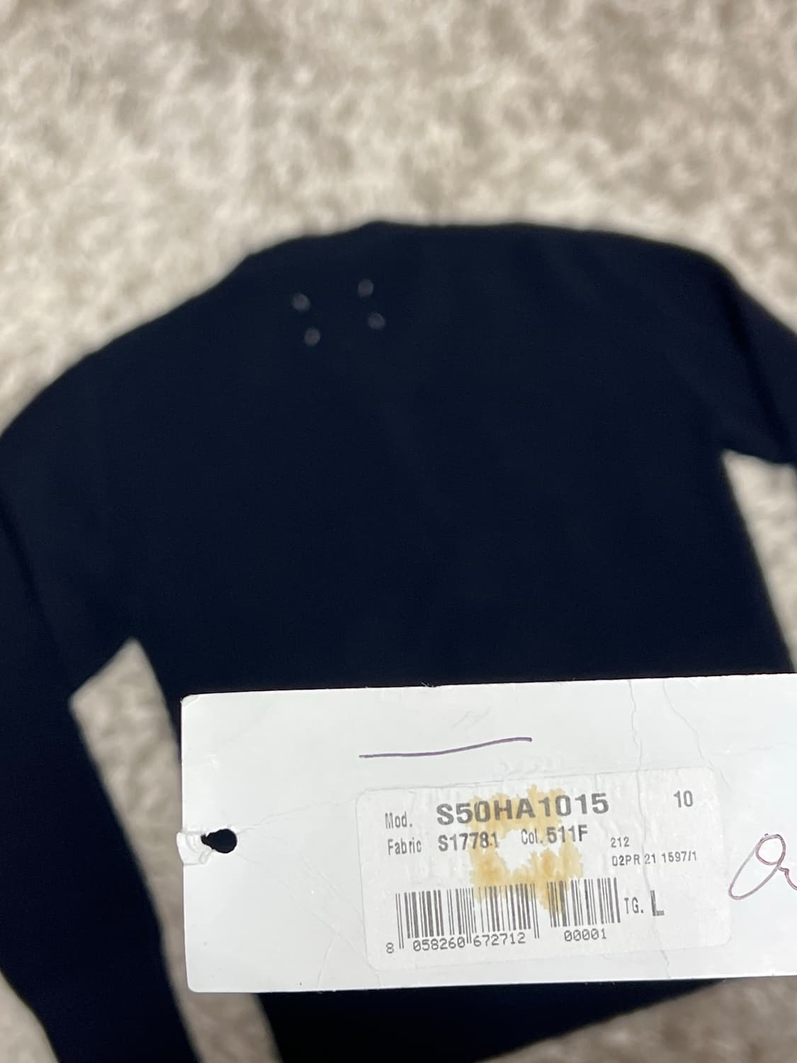 Maison Margiela stitch wool knit sweater 상품이미지7