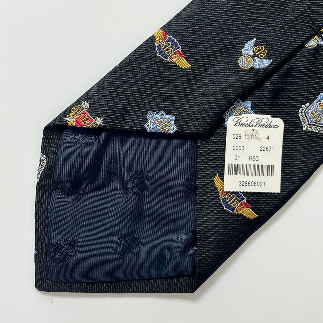 새상품 정품 명품 브룩스 브라더스 넥타이 9.5 블랙 상품이미지6