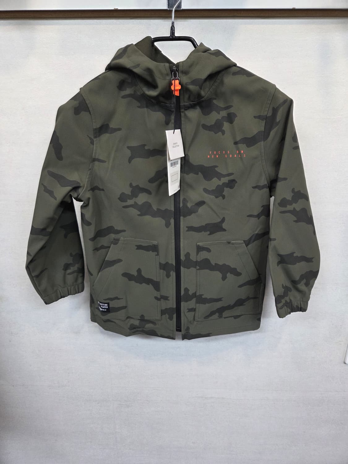 자라 키즈 밀리터리 카모 안감기모 방수 후드자켓 7 122cm 상품이미지1