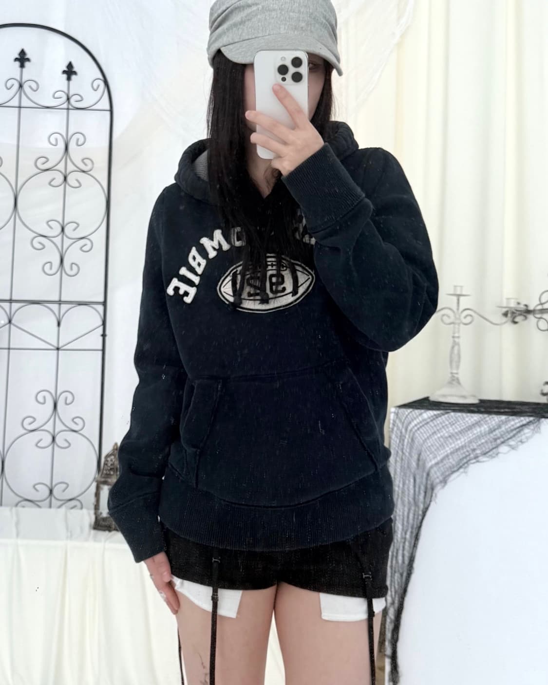 아베크롬비 네이비 럭비 후드티 상품이미지5