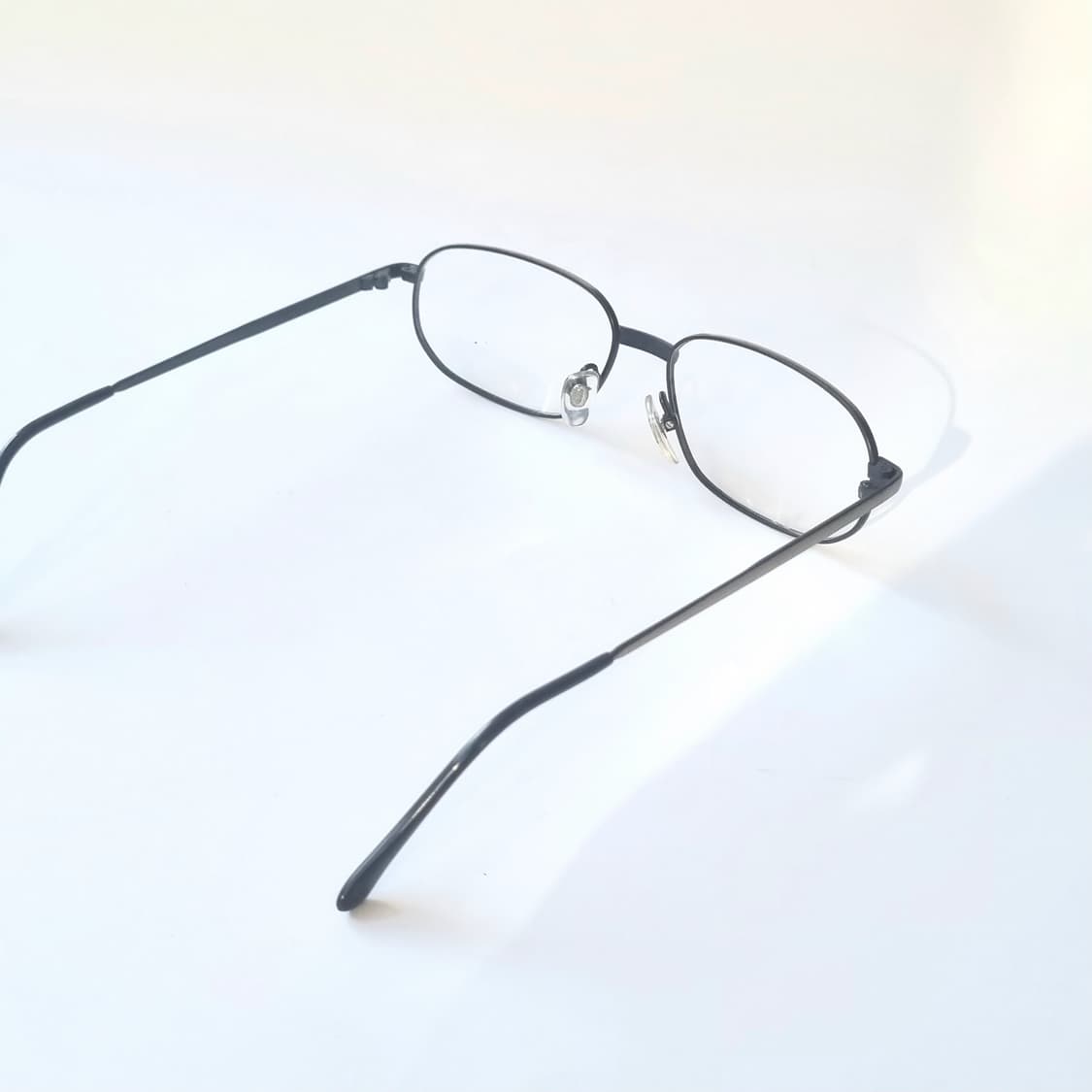 데드스탁 빈티지 무드 앤틱 골드 사각 메탈 안경테 433 상품이미지8