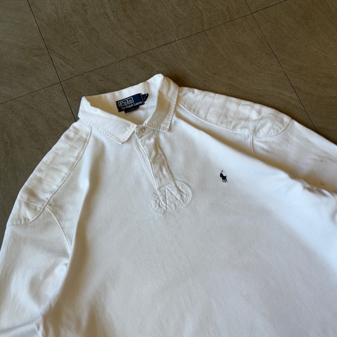 폴로 정품 화이트 럭비 티셔츠 상품이미지2