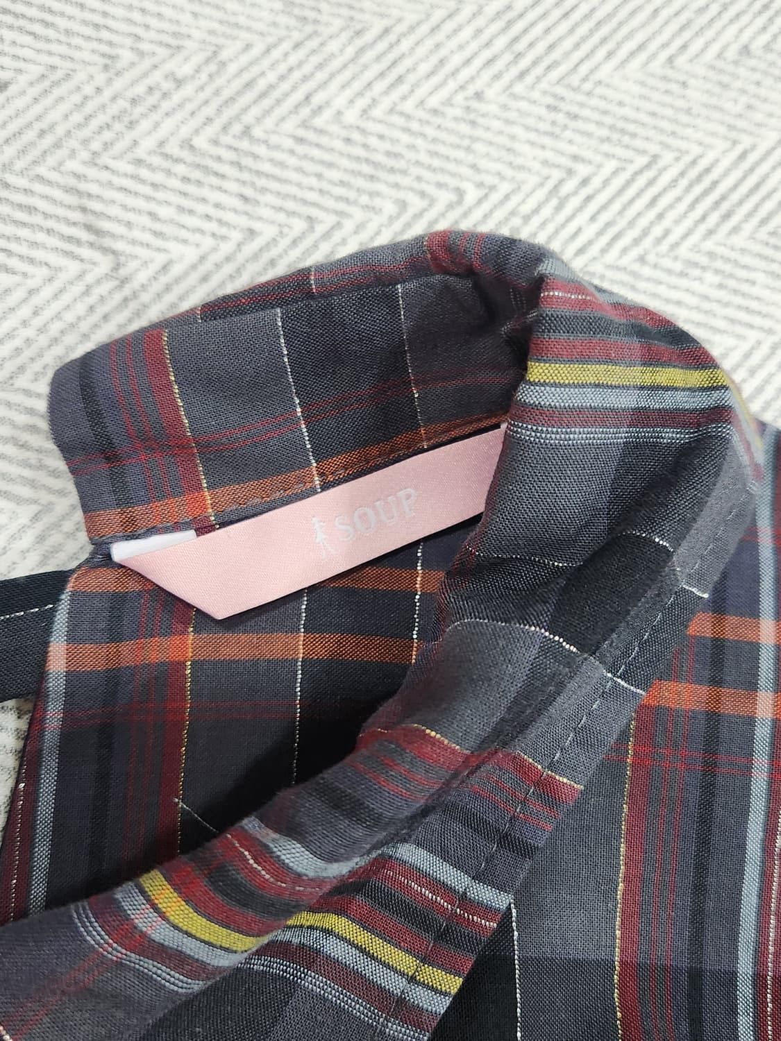 [55] 숲 Soup 롱 플레어 셔츠 원피스 55사이즈 상품이미지7