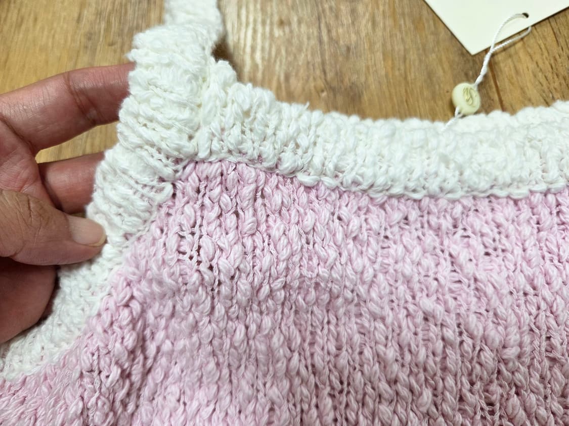 소노드서울(SONO de seoul) 슬리브리스 니트 55-66 새상품 상품이미지5