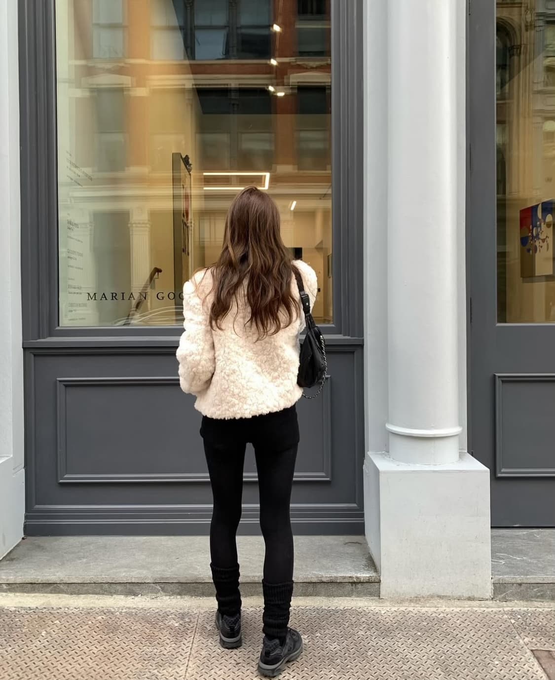 타낫 T/T Nua fur jacket ivory 누아 퍼자켓 상품이미지5