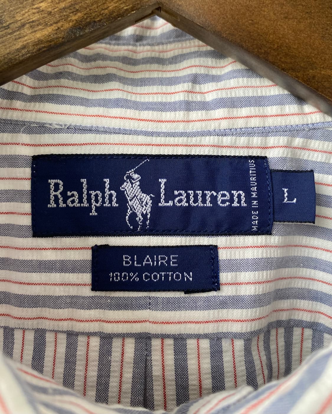 90S 폴로 랄프로렌 BLAIRE 반팔셔츠 OG 상품이미지4