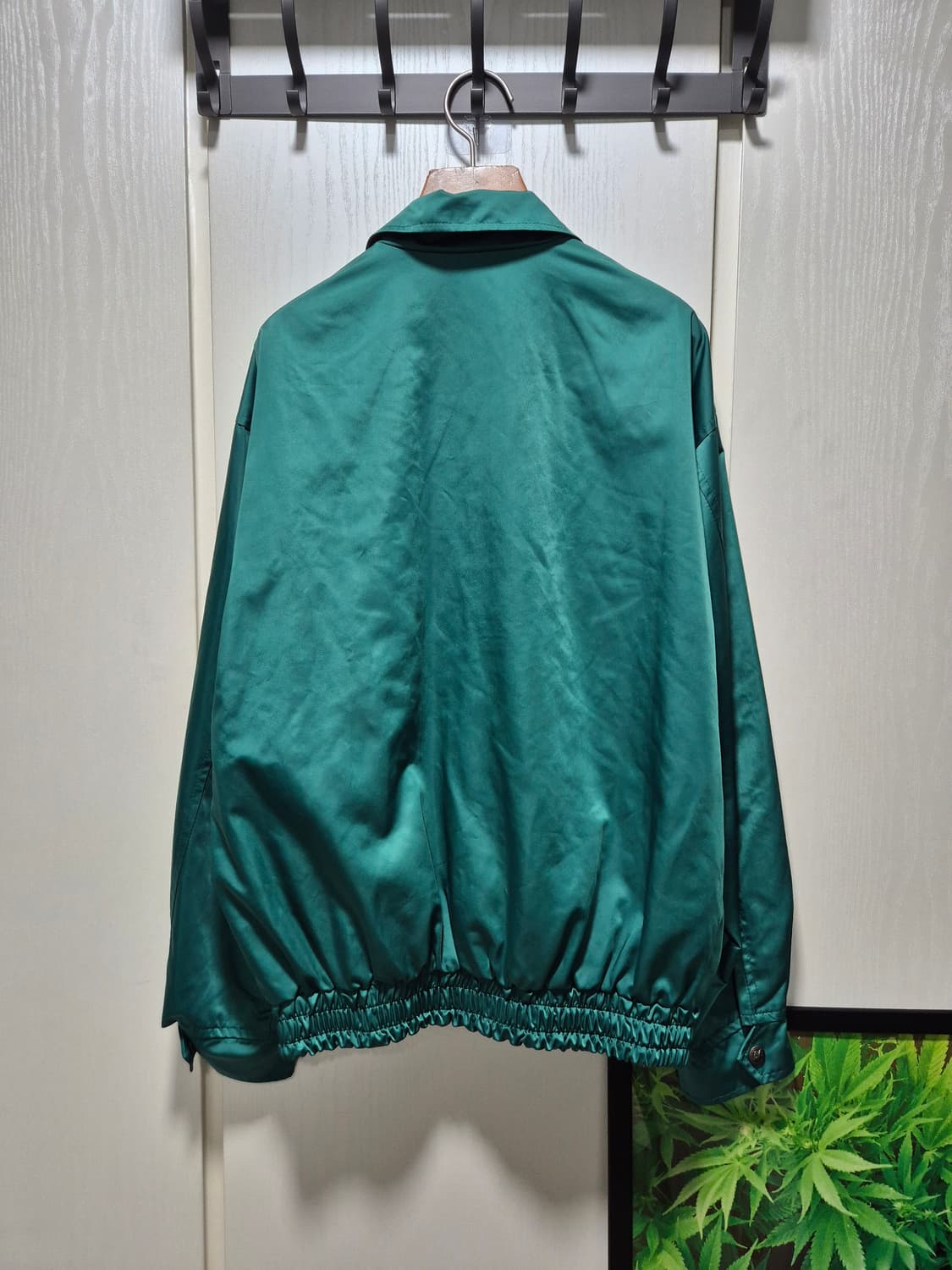 빈티지 그린 포켓 봄버 자켓 상품이미지10