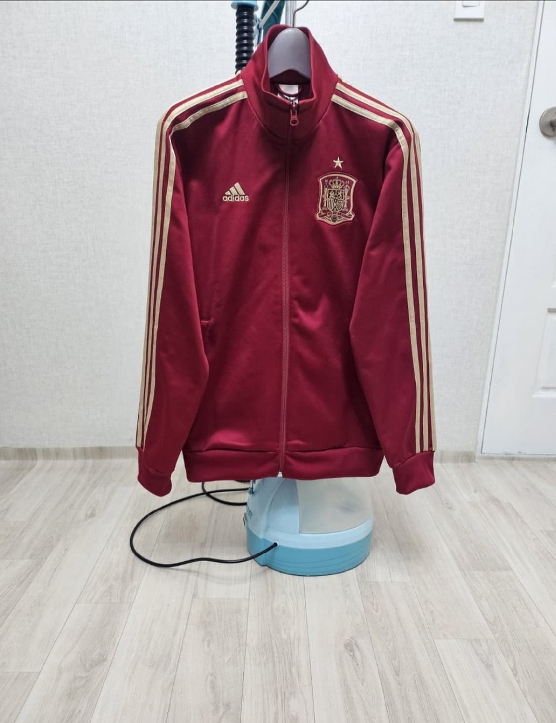 (95)M ☆우주매물☆ 아디다스 스페인 [버건디,골드금장] 트랙탑져지 상품이미지1