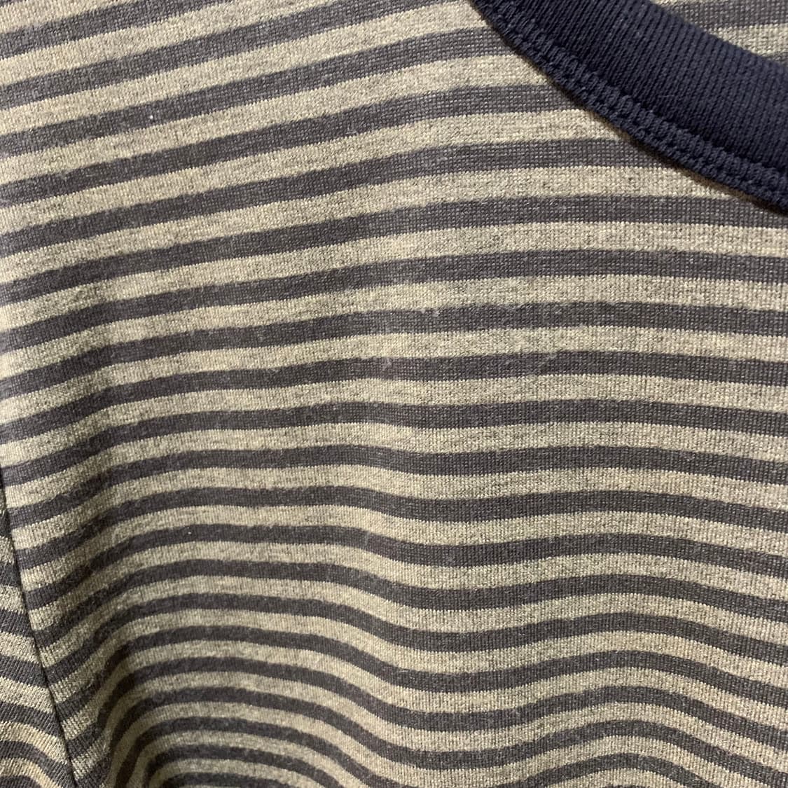 노컨텐츠 스트라이프 긴팔티 카키 상품이미지4
