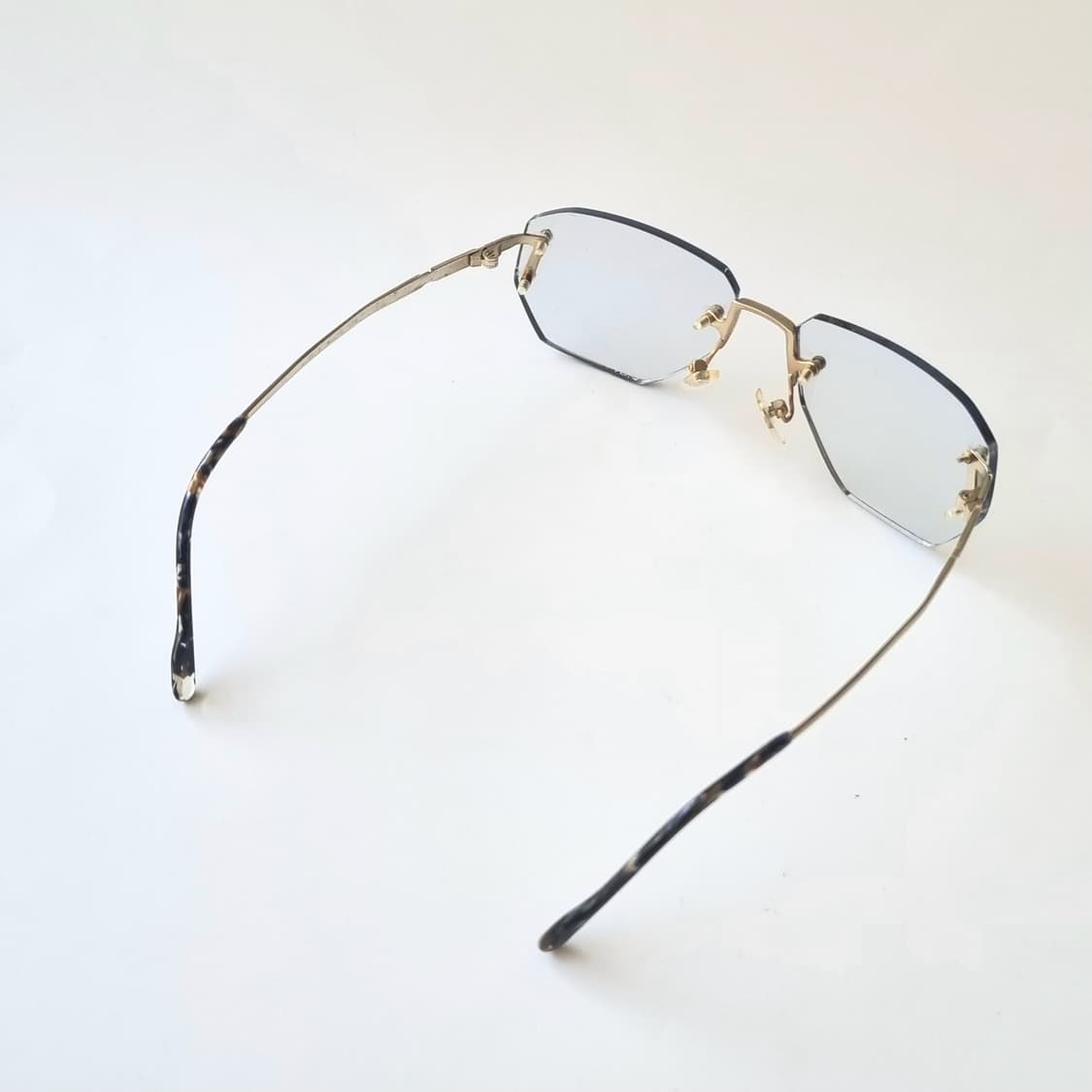 데드스탁 빈티지 무테 큰안구 안경테 1292 상품이미지5