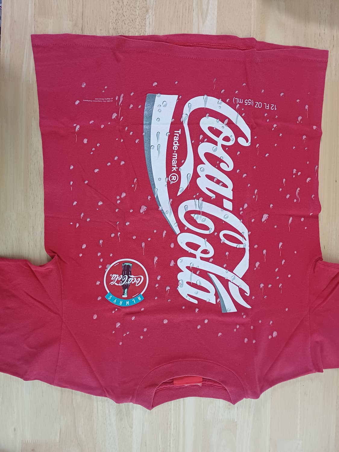 [M] 90s made in usa 빈티지 코카콜라 반팔티 상품이미지1