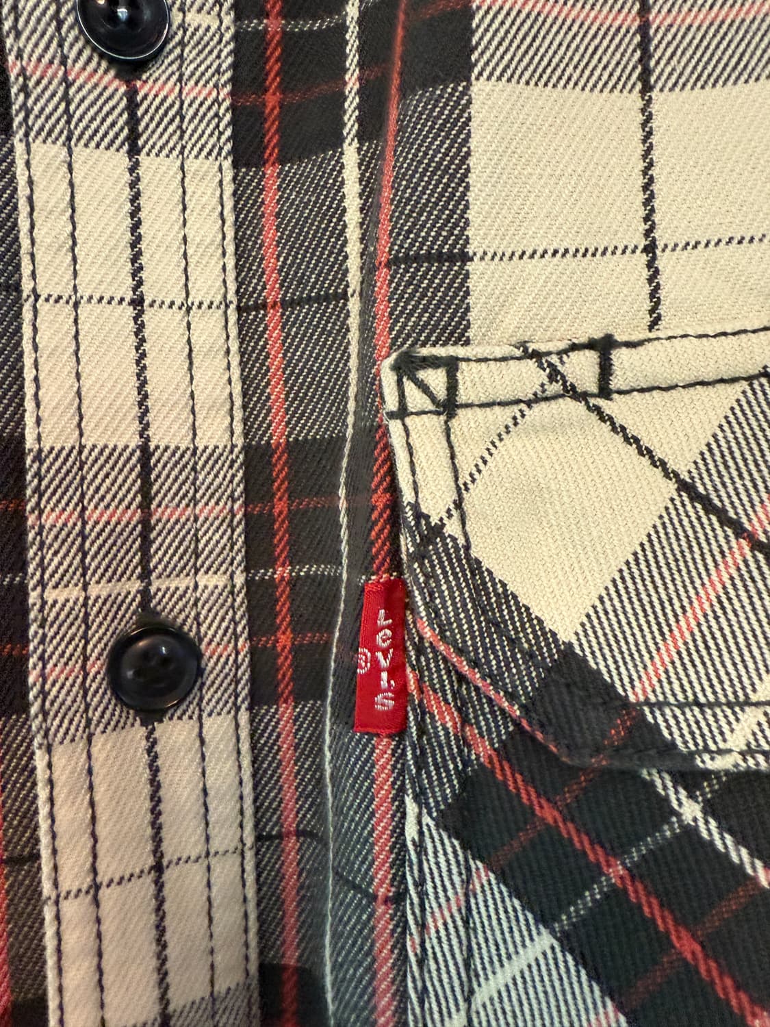 Levi's red tap  shirts M size 상품이미지2