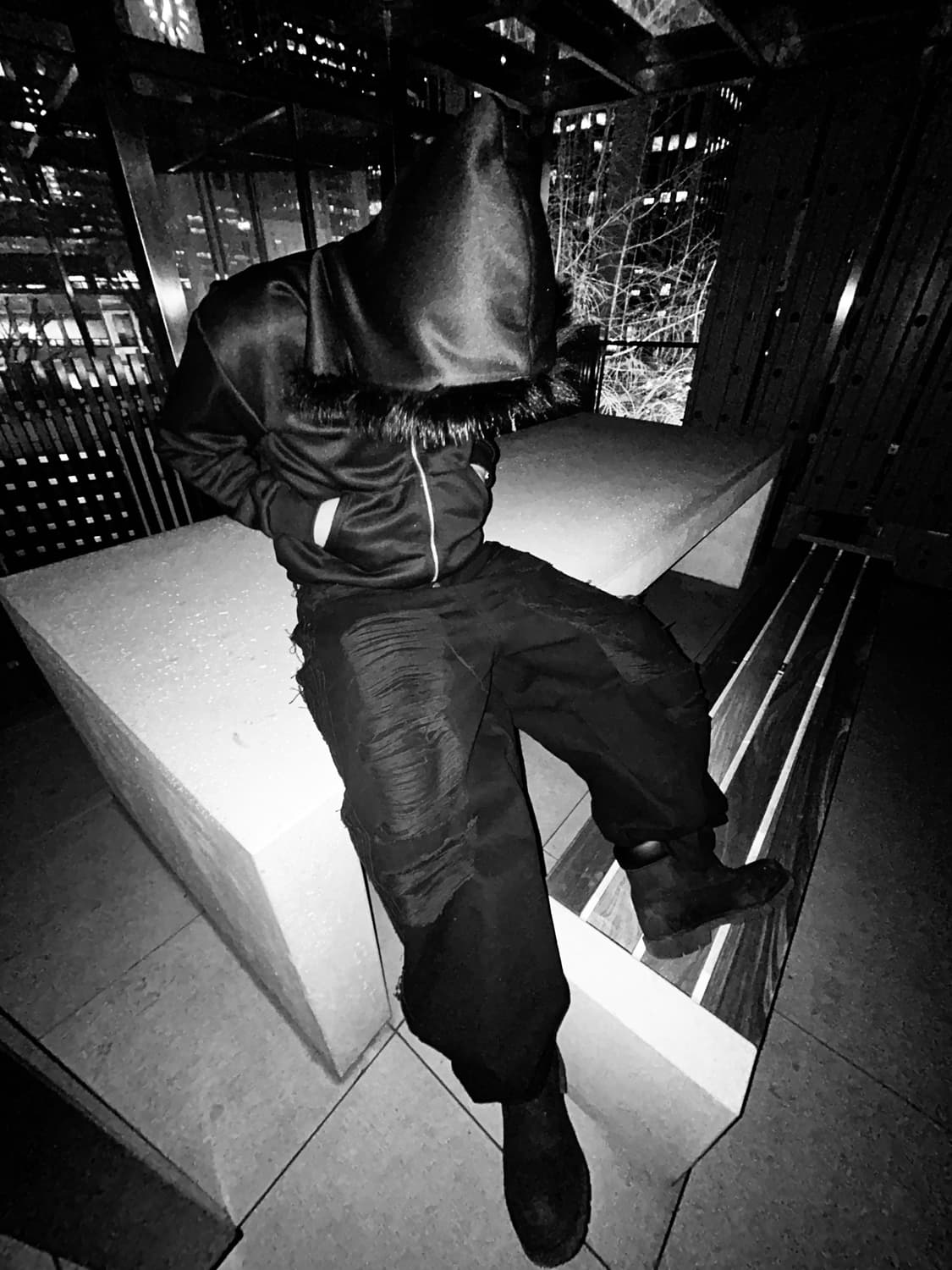 RYE CHASIN Distressed Baggy Jeans / XL 상품이미지1