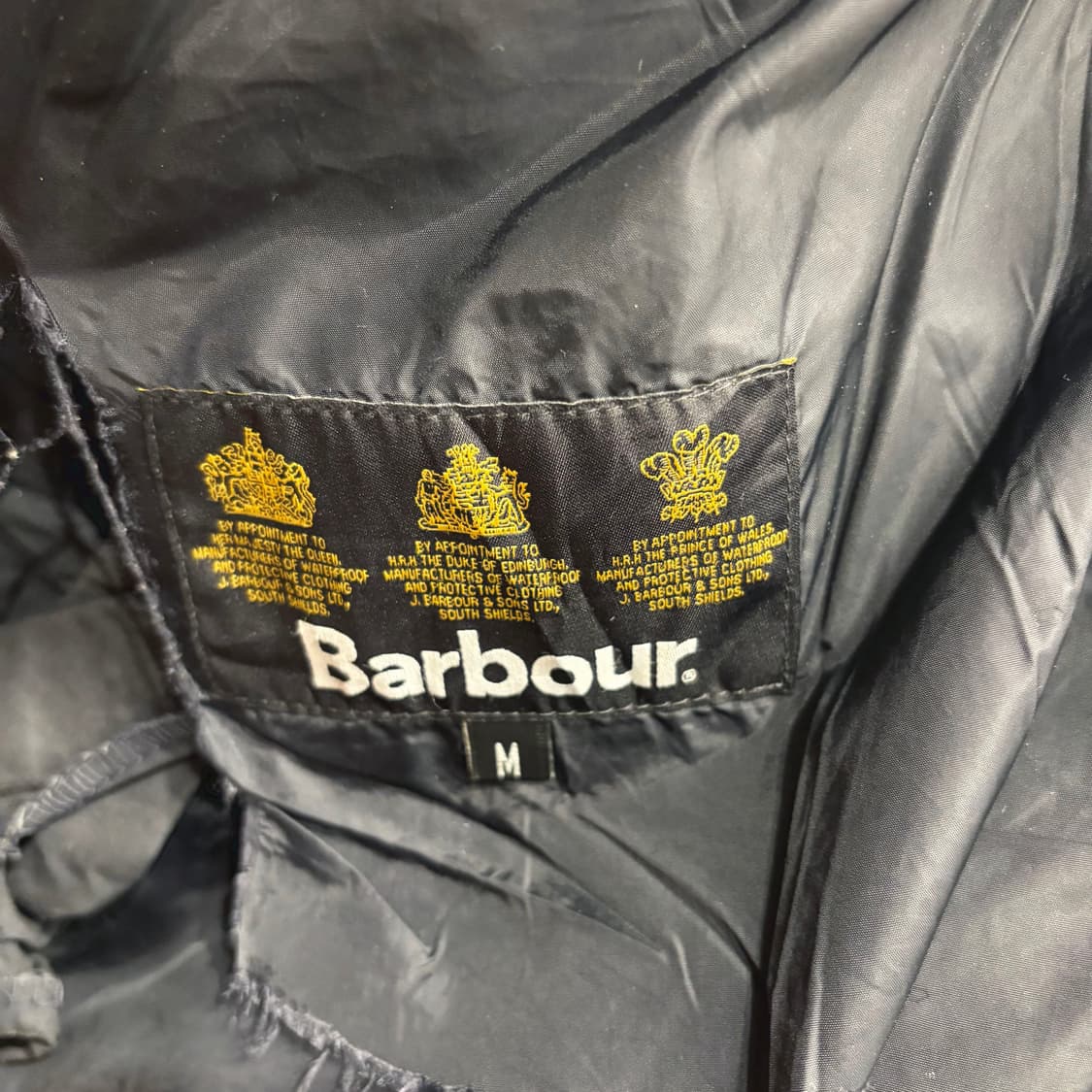 바버 경량 퀄팅 자켓 코듀로이 카라 스냅 버튼 패치 포켓 디테일 카키 상품이미지6