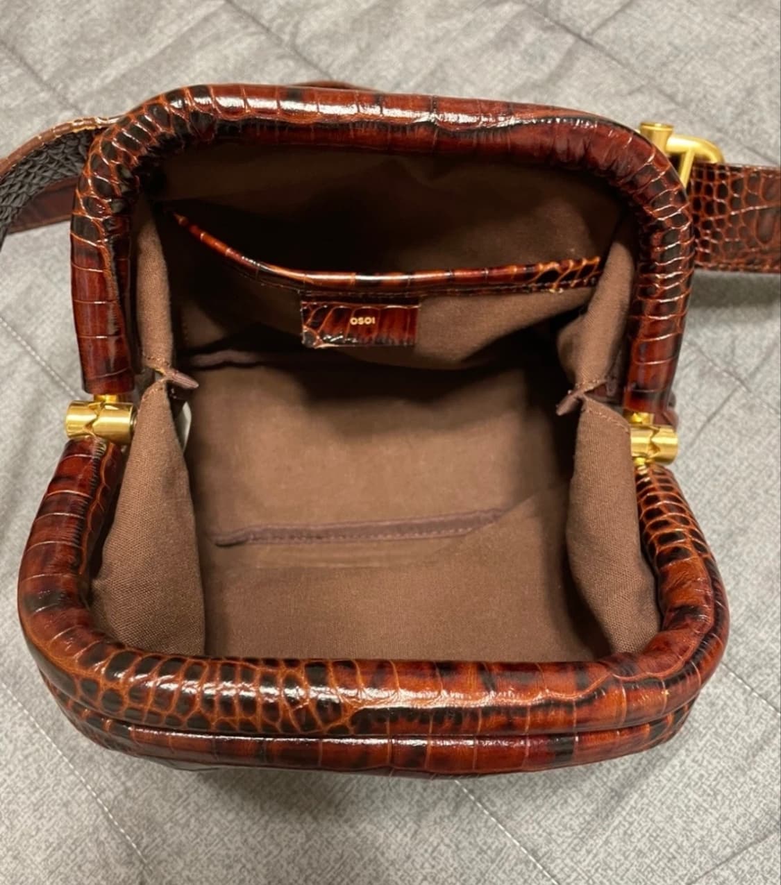 오소이 미니 브로트 크로커다일 버건디 (한정판) 상품이미지5