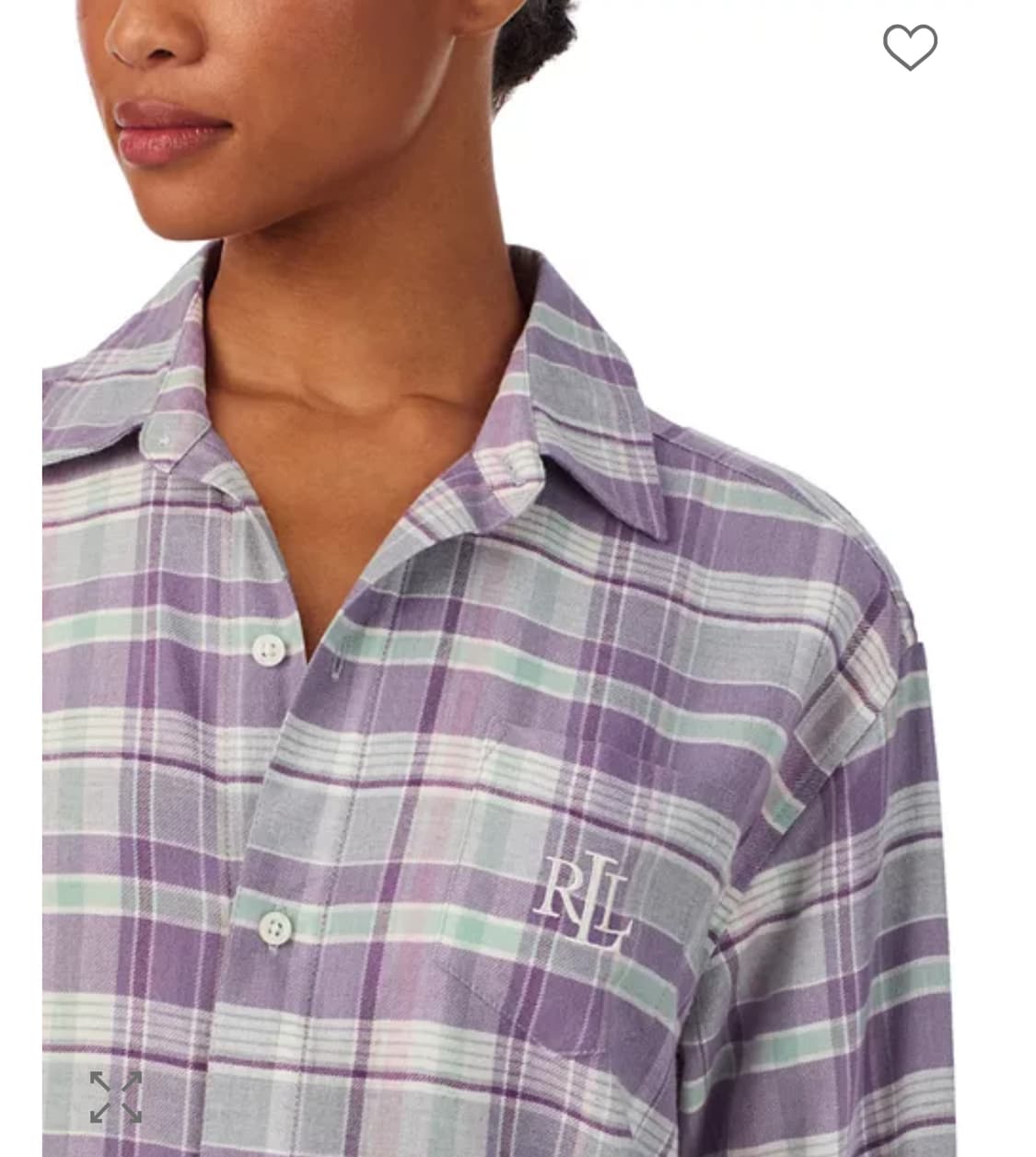 [XL] 폴로 랄프로렌 플레이드 체크 파자마 잠옷 슬립웨어 세트 상품이미지6