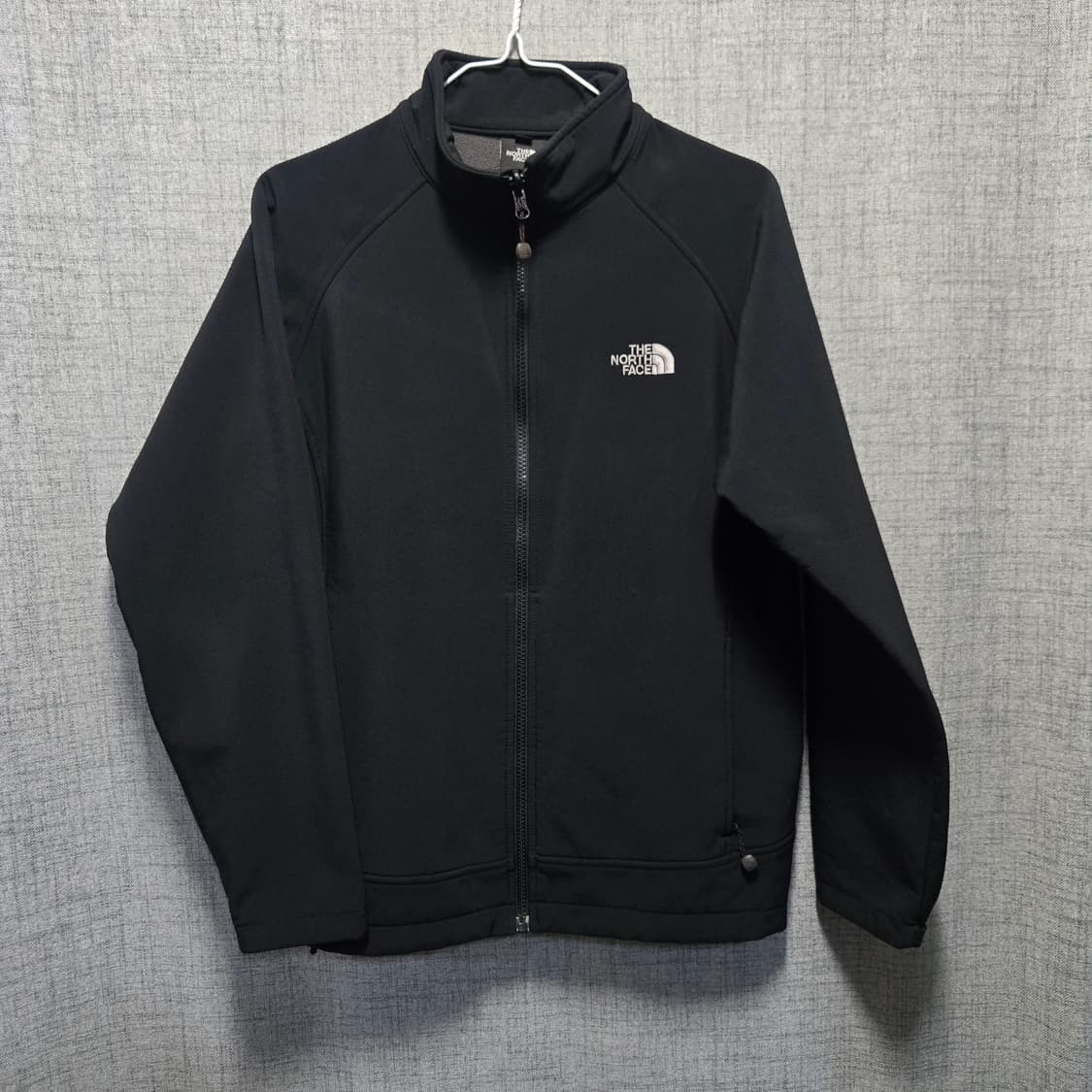 노스페이스 블랙 기모 여성 소프트쉘 집업 자켓  상품이미지1