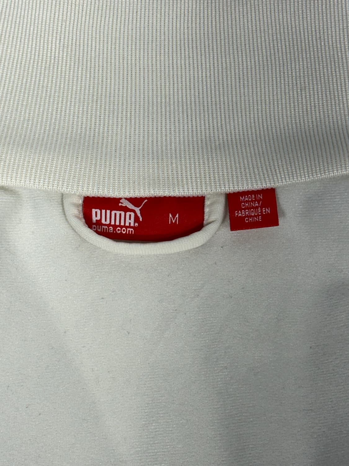 푸마 아이보리 패턴 트랙탑 져지 M 상품이미지7