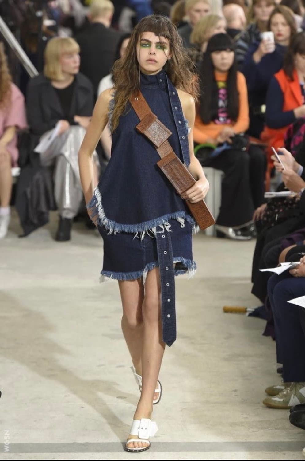 marques almeida 데님 슬리브리스 탑 상품이미지1