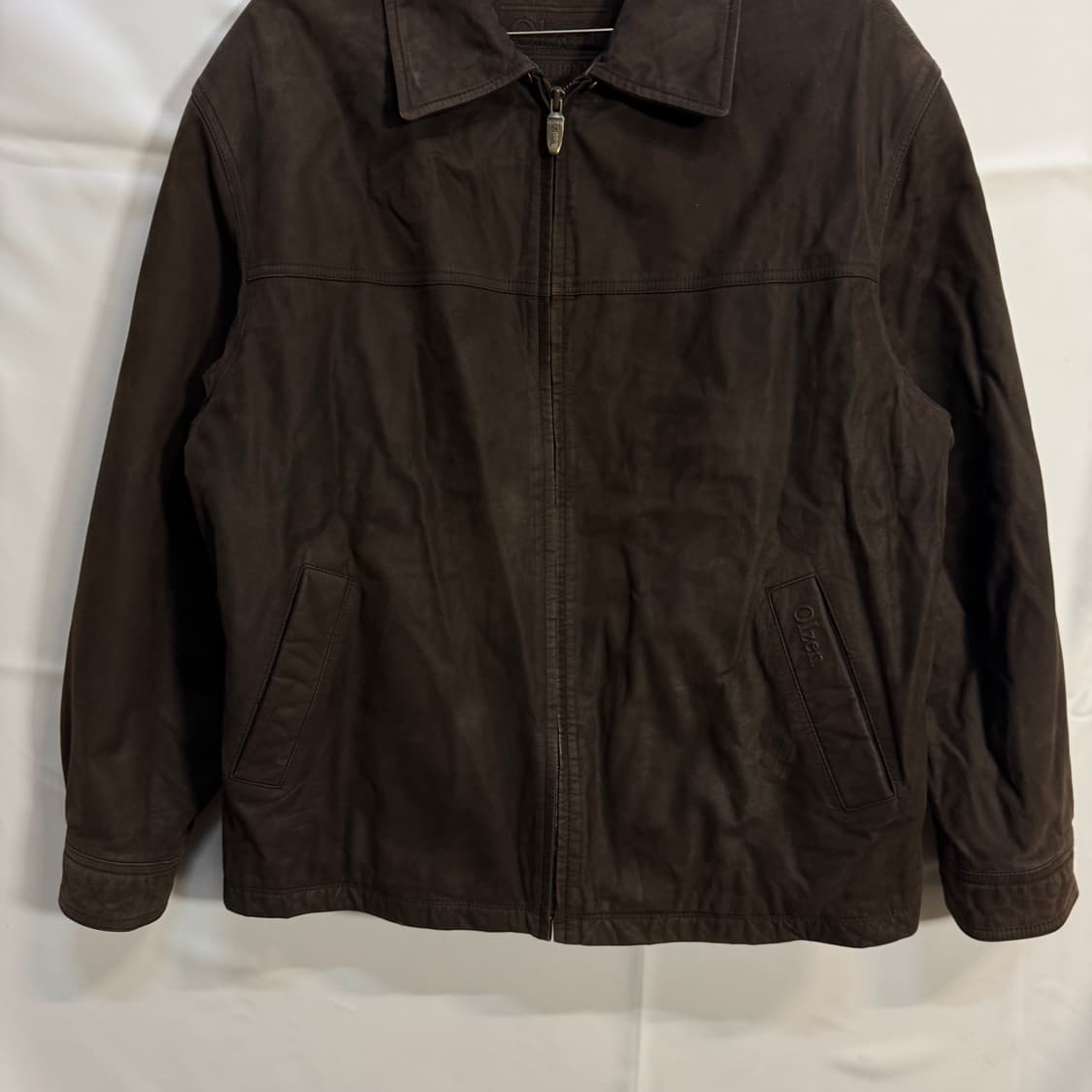 올젠 누빔안감 소가죽 자켓 상품이미지3